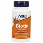 Now Биотин капсулы по 5000 мкг №60