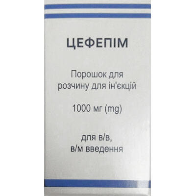 Цефепім Сенс Лабораторіс порошок д/ін. по 1000 мг (флакон)