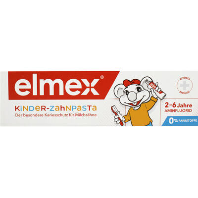 Зубная паста детская Colgate Elmex от 2 до 6 лет 50 мл