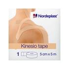Пластырь медицинский Nordeplast Кинезио тейп бежевый 5 м х 5 см 1 шт.