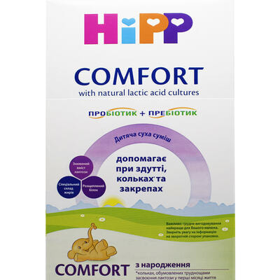 Смесь сухая молочная Hipp Comfort с рождения 300 г