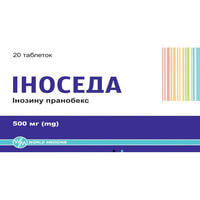 Иноседа таблетки по 500 мг №20 (2 блистера х 10 таблеток)