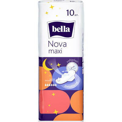 Прокладки гигиенические Bella Nova Maxi 10 шт. NEW