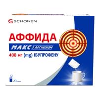 Аффида Макс с аргинином гранулы д/орал. раствора по 400 мг №20 (саше)