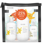 Набір дитячий Babe Laboratorios Гігієна та догляд гель для душу 500 мл + молочко для тіла 200 мл + шампунь 100 мл