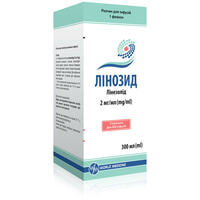 Лінозид розчин д/інф. 2 мг/мл по 300 мл (флакон)