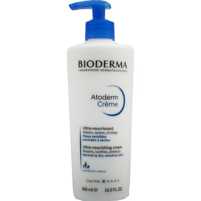 Крем для обличчя та тіла Bioderma Atoderm ультраживильний 500 мл