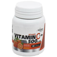 Витамин С + Цинк со вкусом апельсина таблетки жев. по 500 мг №30 (флакон)