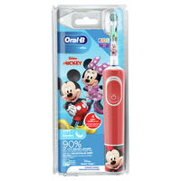 Зубная щетка электрическая детская Oral-B Mickey мягкая с 3 лет (D100.413.2K)