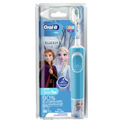 Зубная щетка электрическая детская Oral-B Frozen II мягкая с 3 лет (D100.413.2K)