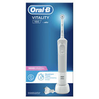 Зубна щітка електрична Oral-B Vitality 100 Sensitive UltraThin white (D100.413.1)