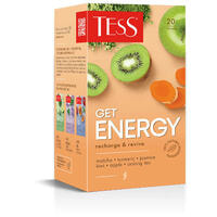 Чай зеленый Tess Get Energy в фильтр-пакетах по 1,5 г 20 шт.