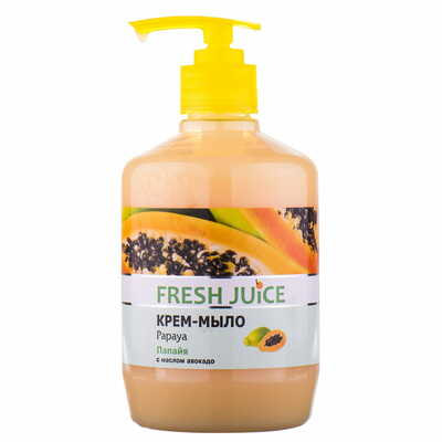 Крем-мыло жидкое Fresh Juice Папайя с увлажняющим молочком авокадо 460 мл