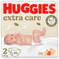 Підгузки Huggies Elite Soft Extra Care Mega розмір 2, 4-6 кг, 82 шт.