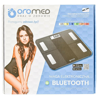 Весы Oromed  Oro-Scale Bluetooth Black напольные