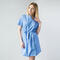 Туніка медична жіноча Наомі розмір 50 блакитна - фото 1