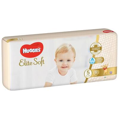 Подгузники Huggies Elite Soft размер 5, 12-22 кг, 50 шт.