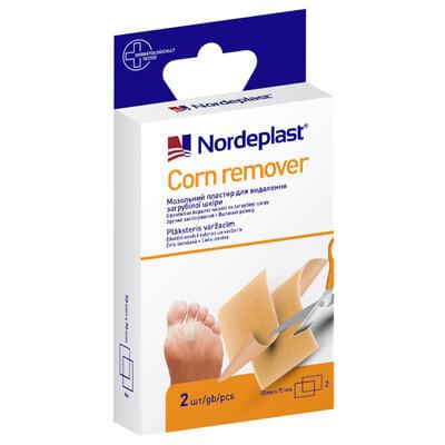 Пластырь мозольный Nordeplast СалиПласт для удаления загрубевшей кожи 50 мм х 70 мм 2 шт.