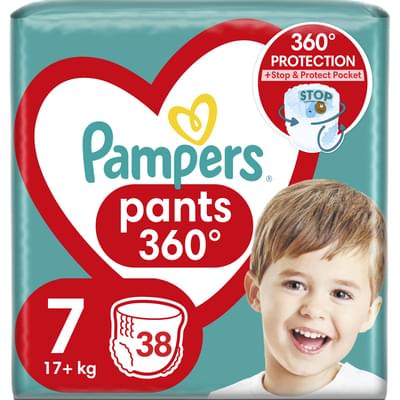 Подгузники-трусики Pampers Pants размер 7, 17+ кг, 38 шт.