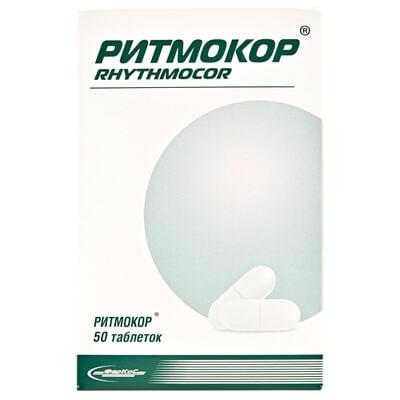 Ритмокор таблетки №50 (5 блістерів х 10 таблеток)
