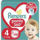 Подгузники-трусики Pampers Pants Maxi размер 4, 9-15 кг, 108 шт.