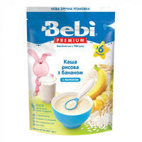 Каша молочна Kolinska Bebi Premium Рисова з бананом 200 г (пакет)