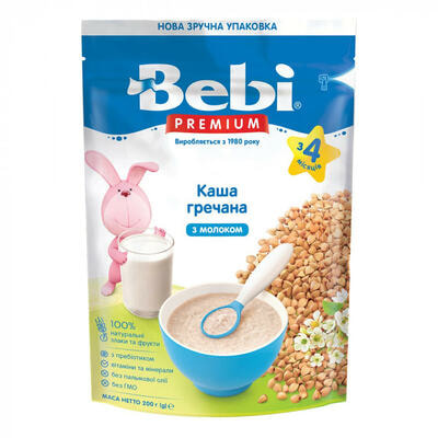 Каша молочна Kolinska Bebi Premium Гречана з 4-х місяців 200 г (пакет)