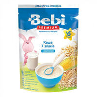 Каша молочная Kolinska Bebi Premium 7 злаков с 6-ти месяцев 200 г (пакет)