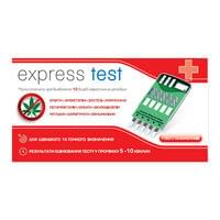 Тест для визначення наркотиків у сечі Express test Мультипанель-10 1 шт.