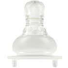 Соска силіконова дитяча Baby Team 2011 антиколікова з Х-подібним отвором з 12-ти місяців 2 шт.