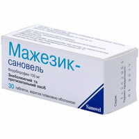 Мажезик-Сановель таблетки по 100 мг №30 (6 блістерів х 5 таблеток)