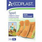 Пластырь медицинский Ecoplast Спорт на тканевой основе эластичный набор 16 шт.