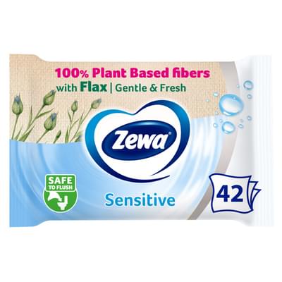 Папір туалетний Zewa Pure вологий 42 шт.