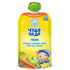 Пюре фруктове Чудо-Чадо Яблуко-морква-айва з цукром з 5-ти місяців 90 г