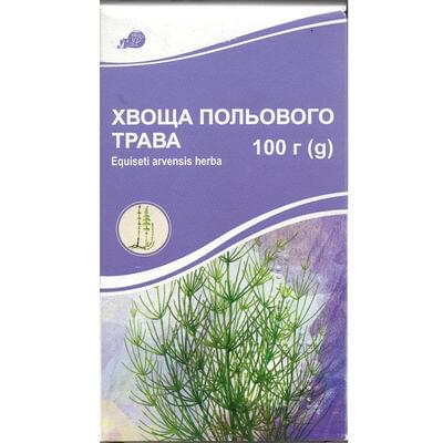 Хвоща польового трава Лубнифарм по 100 г (коробка з внутр. пакетом)