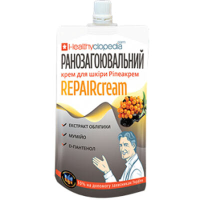 Крем для шкіри Healthyclopedia Repaircream ранозагоювальний 100 мл