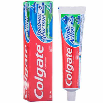 Зубная паста Colgate Тройное действие 100 мл