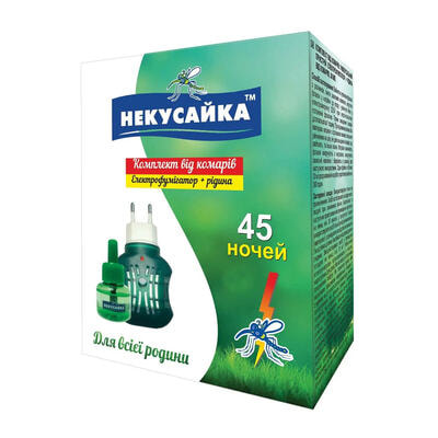 Комплект комарів Некусайка Стандарт прилад з індикатором + рідина