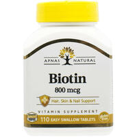 Apnas Natural Біотин таблетки по 800 мкг №110