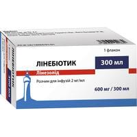Линебиотик раствор д/инф. 2 мг/мл по 300 мл (флакон)
