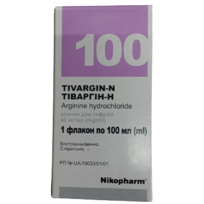 Тиваргин-Н раствор д/инф. 42 мг/мл по 100 мл (флакон)