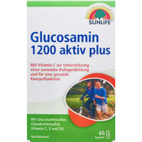 Sunlife Глюкозамин 1200 актив плюс капсулы №60 (3 блистера х 20 капсул)