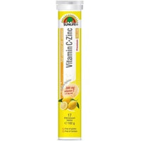 Sunlife Витамин С + Цинк со вкусом лимона таблетки шип. №17 (туба)
