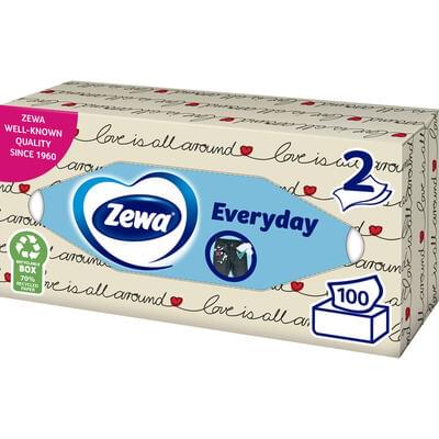 Салфетки бумажные Zewa Style 2-х слойные 100 шт.