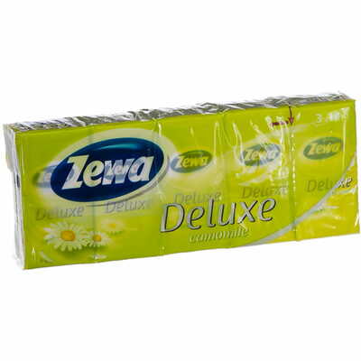 Салфетки бумажные Zewa Deluxe ромашка 10 шт.