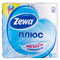 Бумага туалетная Zewa Плюс 2-х слойная белая 4 шт. - фото 1