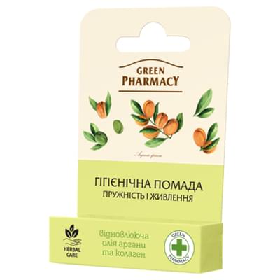 Помада гігієнічна Зелена Аптека Пружність та живлення 3,6 г