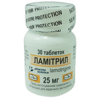 Ламітрил таблетки по 25 мг №30 (флакон)