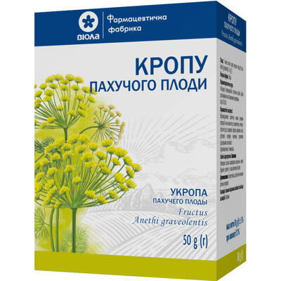 Кропу пахучого плоди Віола по 50 г (коробка з внутр. пакетом)