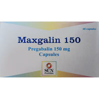Максгалін капсули по 150 мг №60 (6 блістерів х 10 капсул)